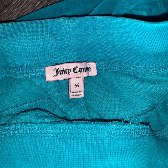 Juicy Couture teal track pants/joggers - Picture 2 of 4